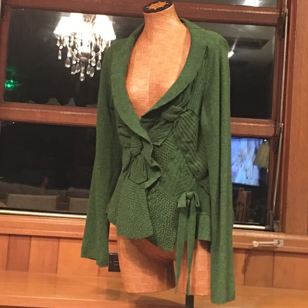 Perfect Green Snap Cardigan